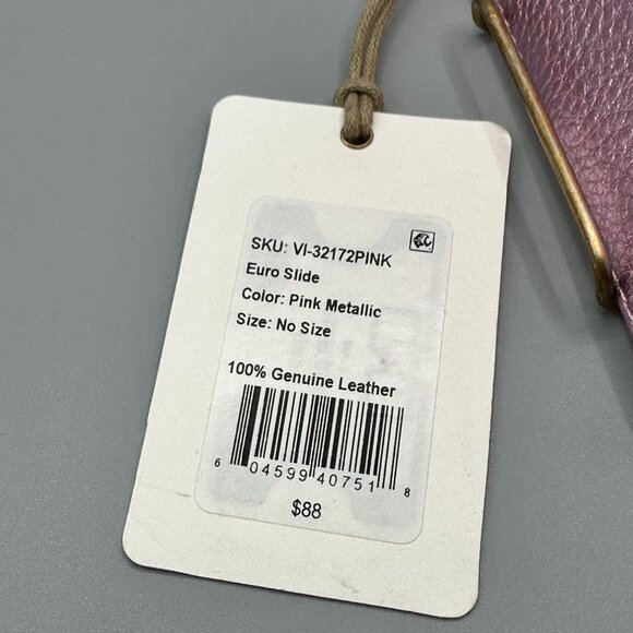 HOBO Pink Metallic Euro Slide Card Case ID Passport Holder - Picture 3 of 14